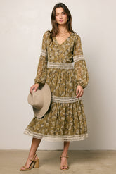 Suzan Floral Midi Dress - FINAL SALE
