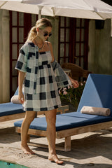 Alba Mini Dress in Navy